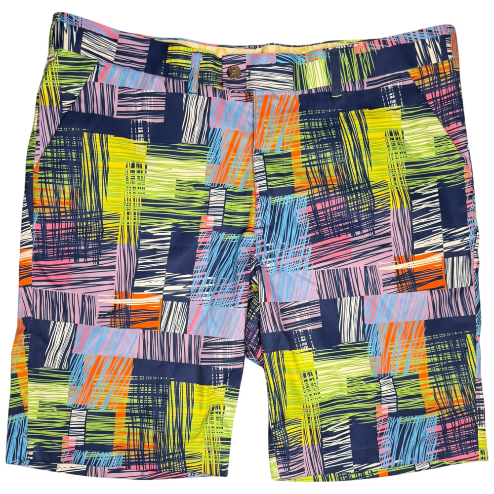 LOUDMOUTH Golf Men's Size 40 Shorts Multicolor Print 11” Inseam